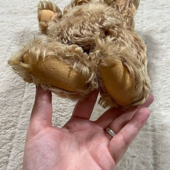 Vintage Steiff 1960s Mohair Zotty Teddy Bear Germany Jointed Glass Eyes - Picture 3 of 6